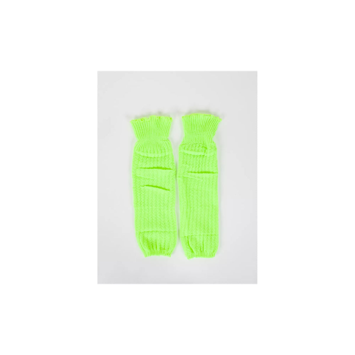 Neon Green Leg Warmers