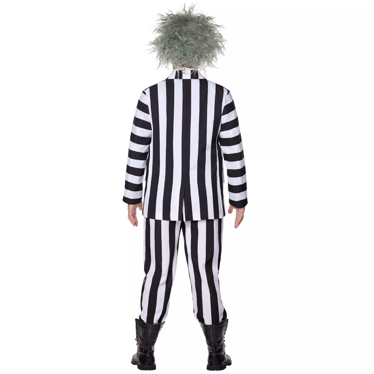 Adult Beetlejuice Striped Plus Size Suit