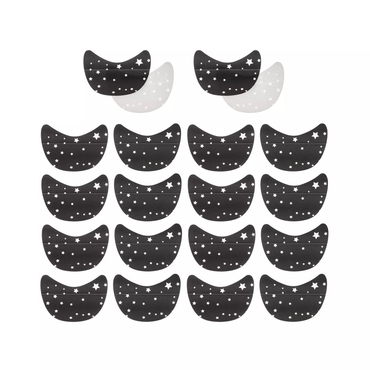 Black Star Eyeshadow Shields - 20 Pack