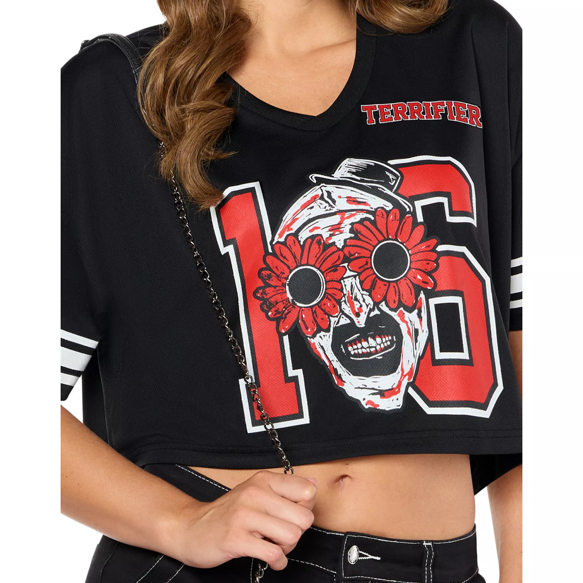 Terrifier Cropped Football Jersey