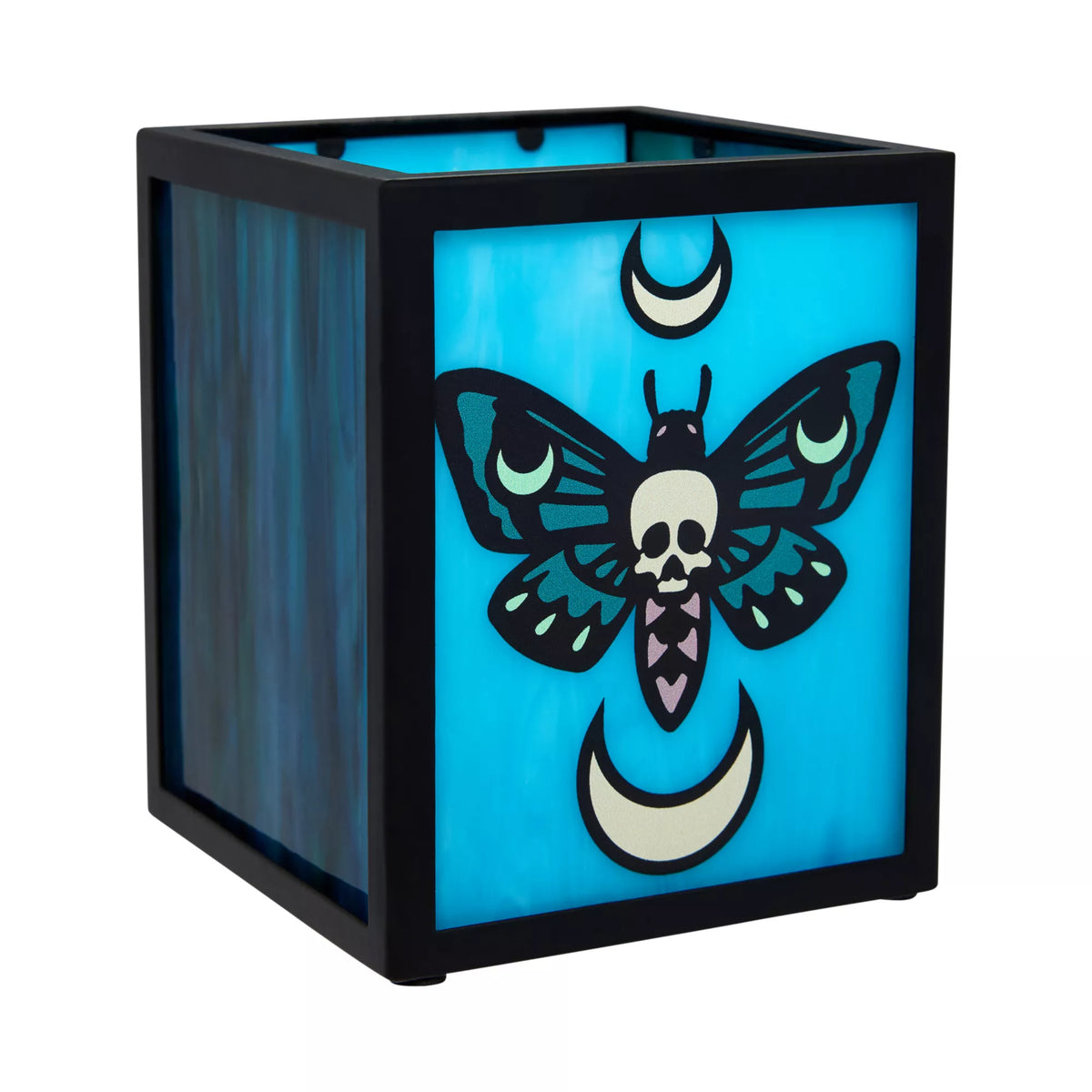 Moth Stained Glass Votive
