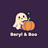 Beryl & Boo 可爱万圣节主题 Logo